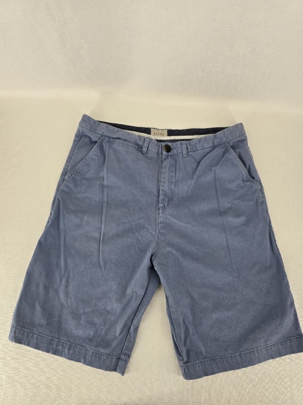 Jachs Blue Men's Casual Cotton Shorts